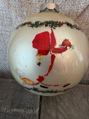 Vintage Red Holly Hobbie Ornament